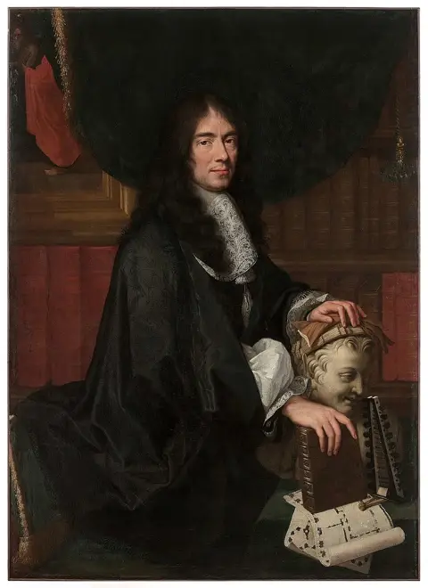 Retrato de Charles Perrault, autor de los cuentos de hadas clásicos como Cenicienta.